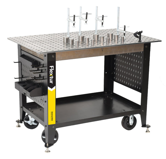 Flextur™ 48" X  30" X  35" Steel Mobile Welding Cart