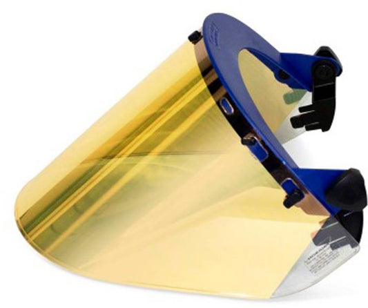 National Safety Apparel  10" X 20" X .06" Gold Polycarbonate Faceshield