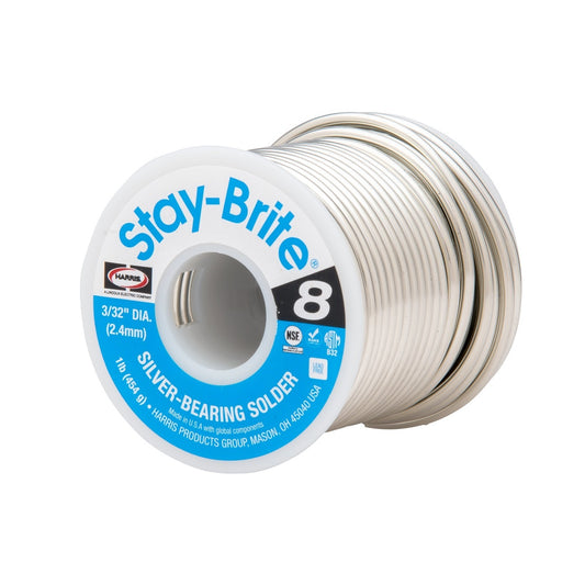 Harris® 3/64" Stay-Brite® 8 Lead-Free Solder 4 lb Pack