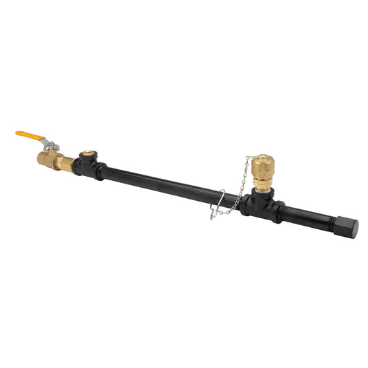 Harris® 2 Outlet 20" Steel And Brass Double Outlet 5/8" - 18 RH Station Drop