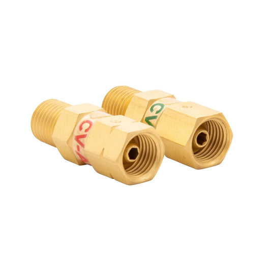 Harris® FlashGuard® Model 88-6 CVTA (R&L) Fuel Gas And Oxygen Torch Type Check Valve Set