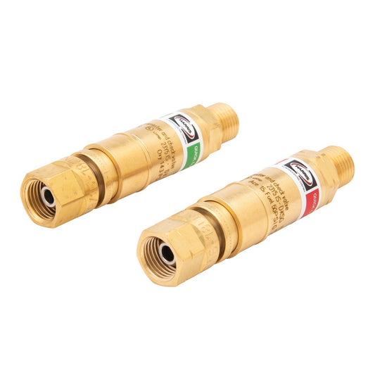 Harris® Model 88-26 FBT (R&L) Fuel Gas And Oxygen Torch Type Flashback Arrestor Set
