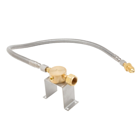 Harris® 910-BR 2 Outlet 36" Brass Two Cylinder Mounting Station