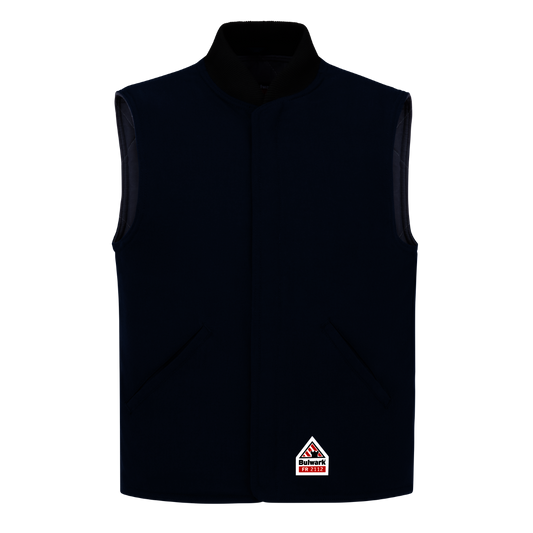 Bulwark® X-Large Navy Blue Nomex Aramid/Kevlar Aramid Flame Resistant Vest With Snap Front Closure
