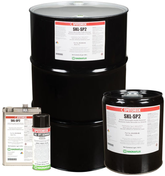 Magnaflux 1 Gallon Pail Red Spotcheck® SKL-SP2 Level 2 Grade Penetrant