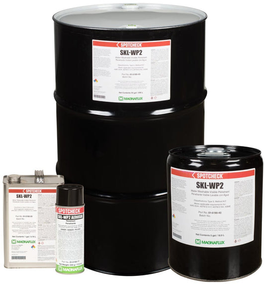 Magnaflux 5 Gallon Pail Red Spotcheck® SKL-WP2 Level 2 Grade Penetrant