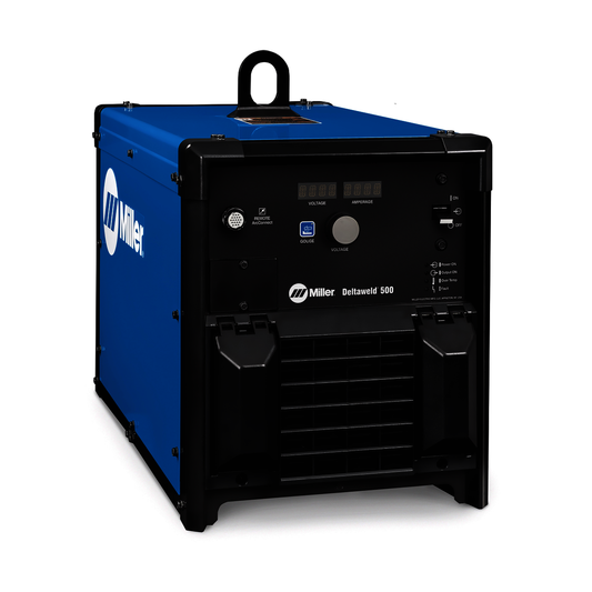 Miller® Deltaweld® 500 3 Phase MIG Welder With 230 - 460 Input Voltage, 500 Amp Max Output, ArcConnect™, And Fan-On-Demand™ Cooling