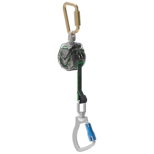 MSA V-SERIES™ Webbing Shock Absorbing Lanyard With Snaphook Harness Connector