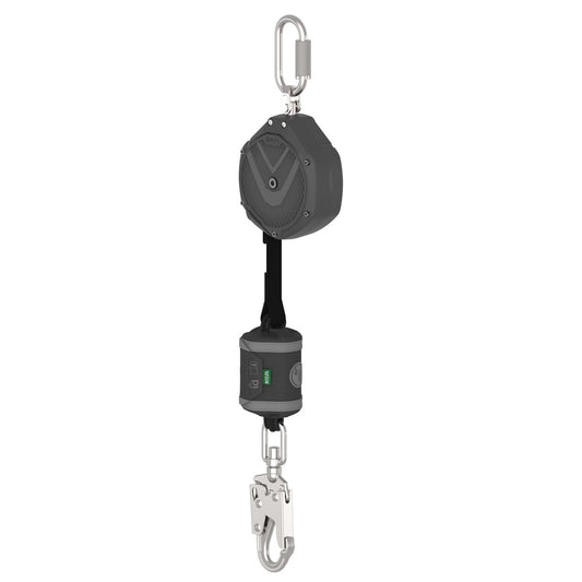 MSA V-SHOCK® 10' Para Aramid Blend HMPE  Self Retracting Lanyard
