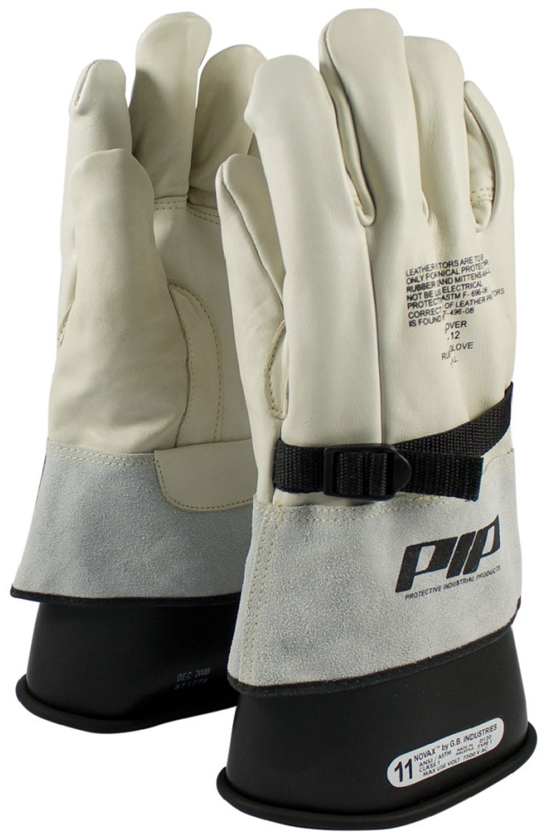 Protective Industrial Products Size 7 Natural PIP® Cowhide Class 1-2 Linesmens Gloves