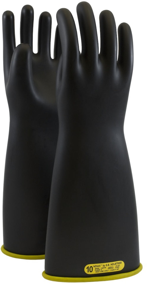 Protective Industrial Products Size 11 Black And Yellow NOVAX® Rubber Class 2 Linesmens Gloves