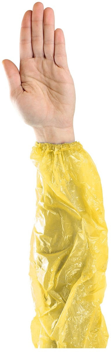 Protective Industrial Products 18" Yellow PIP® Polyethylene Disposable Sleeve