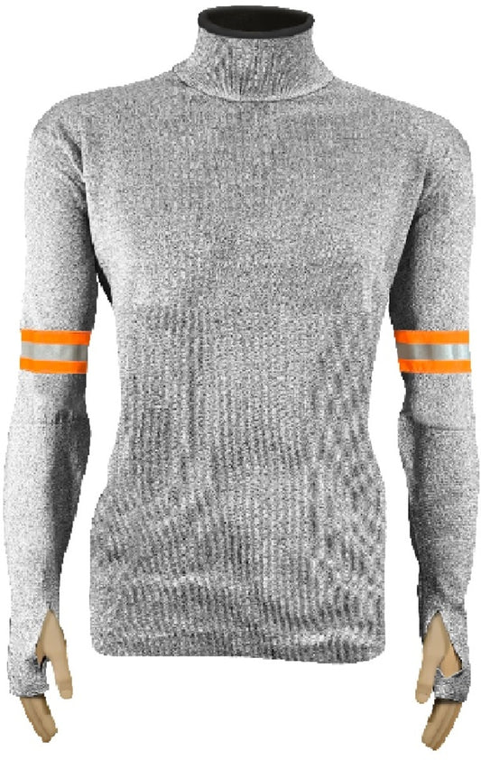 Tuff-N-Lite® 2X Gray High Performance Polyethylene Yarn A6 - A8 ANSI Level Cut Resistant Pullover