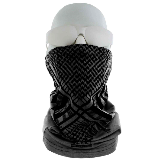 Benchmark FR® One Size Fits Most Light Gray 2nd Skin Jersey Cotton Modacrylic Nylon Flame Resistant Neck Gaiter With American Shemagh Graphic