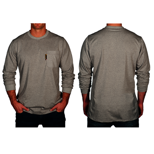 Benchmark FR® 2X Light Gray Second Gen Jersey Cotton Flame Resistant T-Shirt