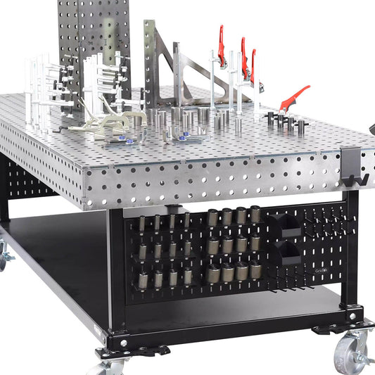 Flextur™ 48" X  96" X  35" Steel Welding Table With Fixturing Kit