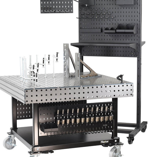 Flextur™ 48" X  48" X  35" Steel Welding Station With Fixturing Kit