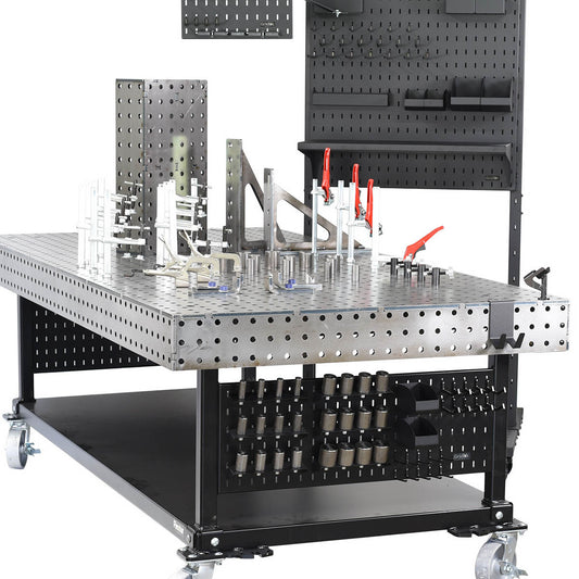 Flextur™ 48" X  96" X  35" Steel Welding Station With Fixturing Kit