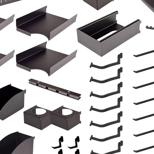 Flextur™ 14 Gauge Steel 58 Piece Workbench Accessory Kit