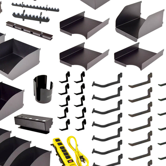 Flextur™ 14 Gauge Steel 85 Piece Workbench Accessory Kit