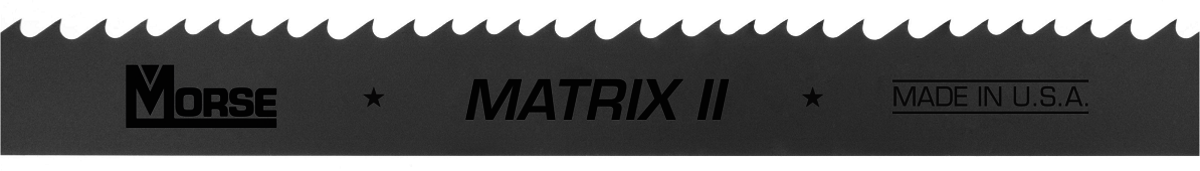 Morse® Matrix II 11' 6" X 1" X .035" Bi-Metal Bandsaw Blade With 5/8 0° Rake