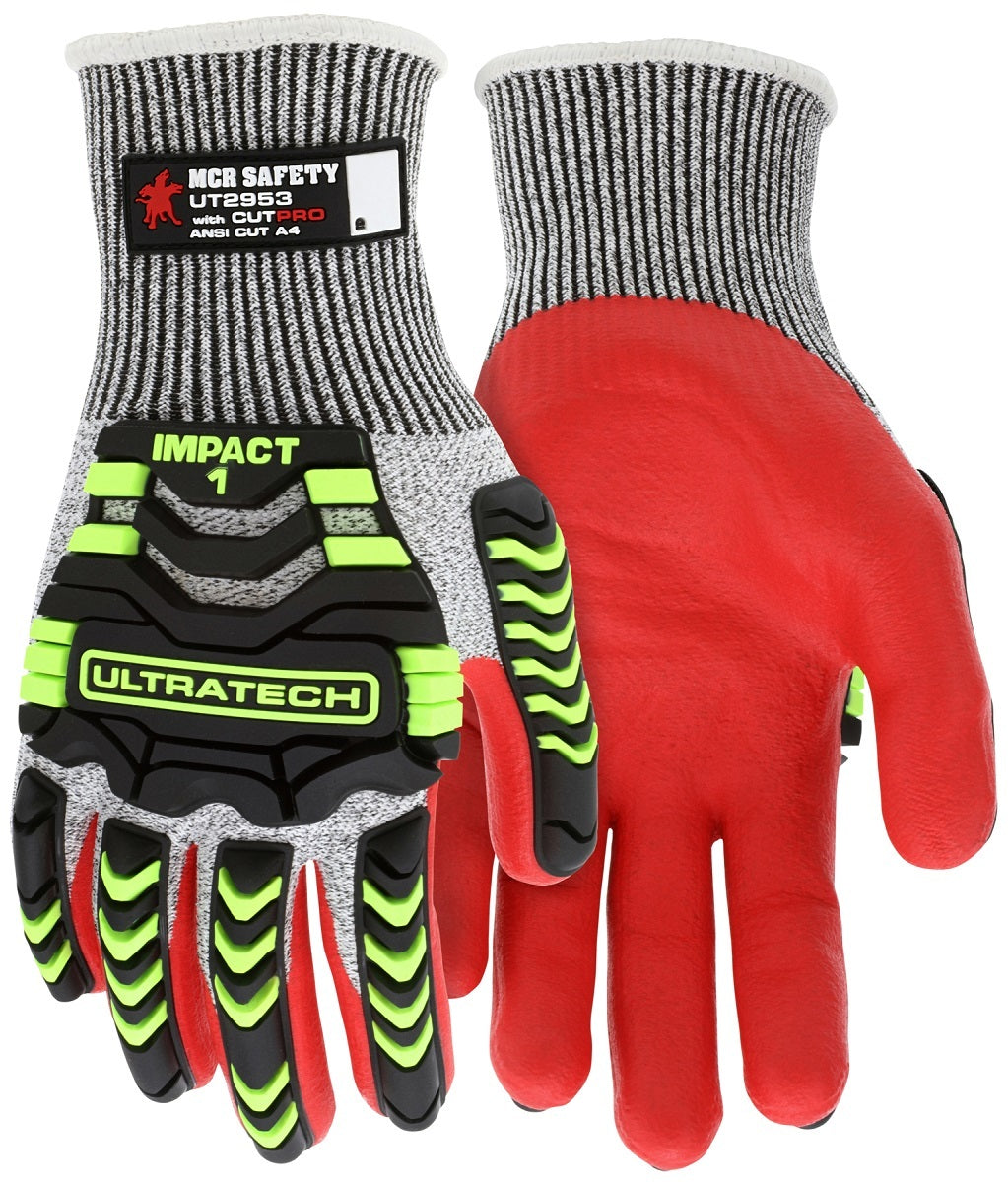 MCR Safety X-Large UltraTech® 13 Gauge High Performance Polyethylene Cut Resistant Gloves With Nitrile Coated Palm