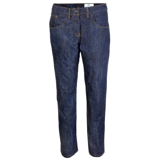 National Safety Apparel Women's 8" X 36"  Blue Stretch Denim Flame Resistant Jeans