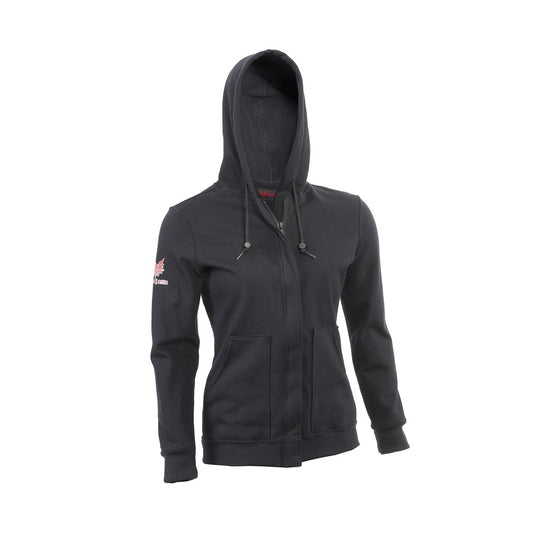 National Safety Apparel Women's Small Tall Navy Mod. Blend Fleece Flame Resistant Sweatshirt