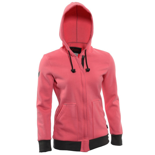 National Safety Apparel Women's X-Small Pink Mod. Blend Fleece Flame Resistant Sweatshirt
