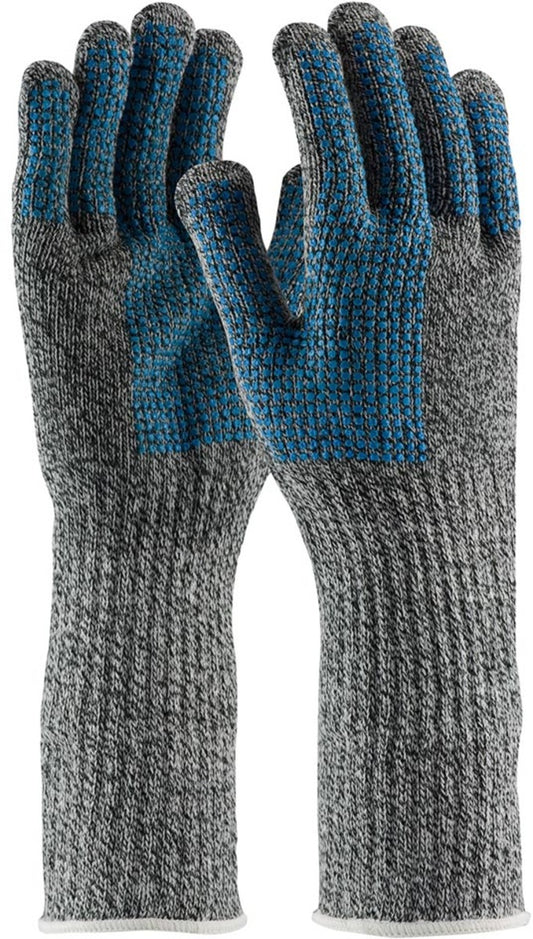 Protective Industrial Products Large Kut Gard® 7 Gauge Dyneema® Cut Resistant Gloves With PVC Coated Palm And Fingers