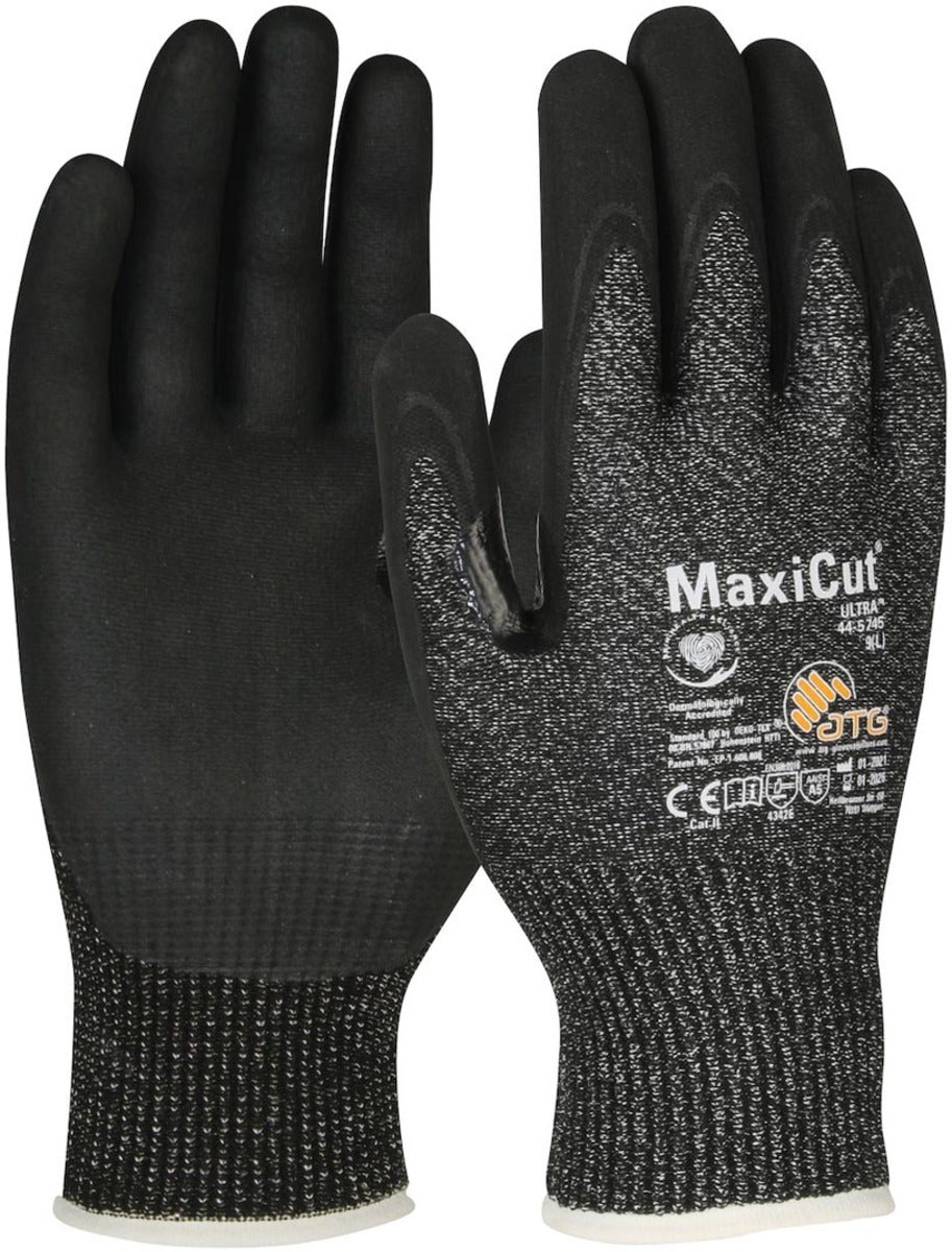 Protective Industrial Products X-Small MaxiCut® Ultra™ 13 Gauge Engineered Yarn Cut Resistant Gloves With Nitrile Coated Palm And Fingers