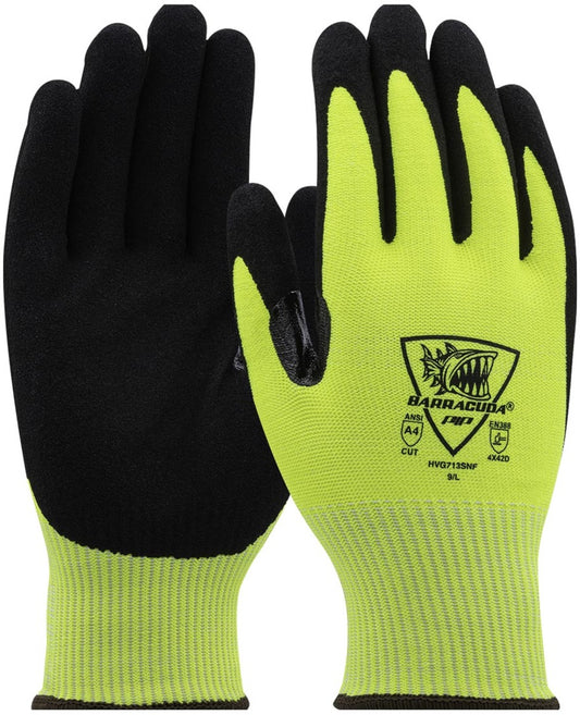 Protective Industrial Products Medium Barracuda® 13 Gauge PolyKor Cut Resistant Gloves With Nitrile Coated Palm And Fingers