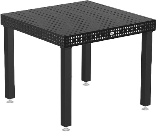 Siegmund 39" X 39" X 4" Iron Nitride Welding Table (With 4 33" Alternate Height Standard Legs)