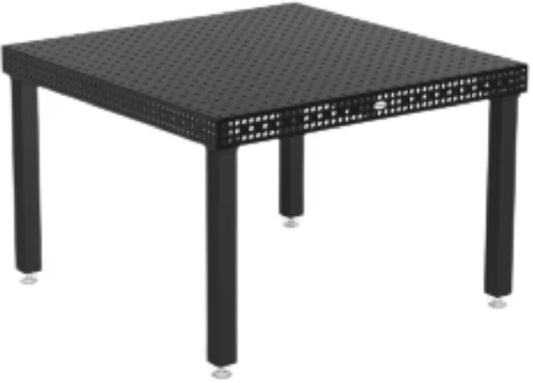 Siegmund 47" X 47" X 4" Iron Nitride Welding Table (With 4 30" Floor Anchoring Siegmund Legs)
