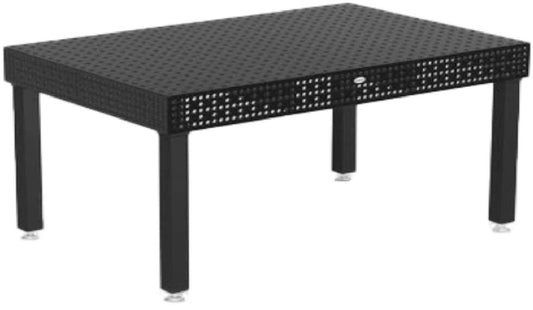 Siegmund 1500mm X 1000mm X 4" Iron Nitride Welding Table (With 4 27" Casters and Locking Brakes Legs)