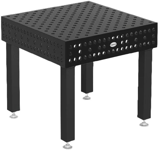 Siegmund 1000mm X 1000mm X 4" Iron Nitride Welding Table (With 4 30" Alternate Height Standard Legs)