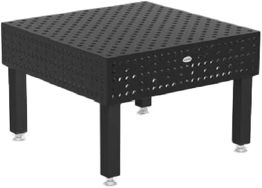 Siegmund 1,200mm X 1,200mm X 4" Iron Nitride Welding Table (With 4 26" Floor Anchoring Siegmund Legs)