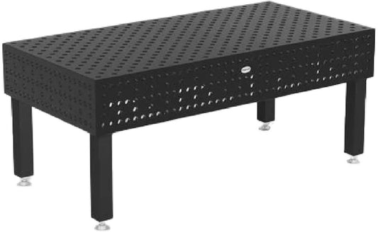 Siegmund 2,000mm X 1,000mm X 4" Iron Nitride Welding Table (With 4 22" - 35" Height Adjustable "Alternate Height" Legs)
