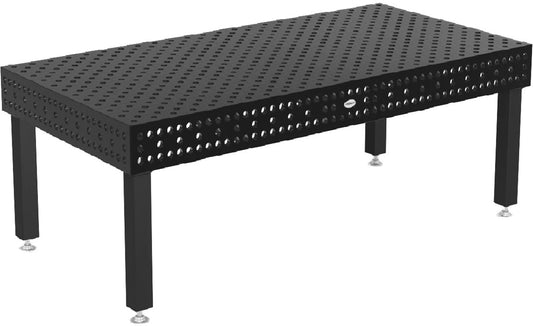 Siegmund 95" X 47" X 4" Iron Nitride Welding Table (With 4 26" Floor Anchoring Siegmund Legs)