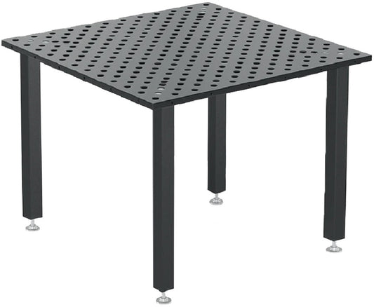 Siegmund 39" X 39" X 4" Iron Nitride Welding Table (With 4 32" Floor Anchoring Siegmund Legs)