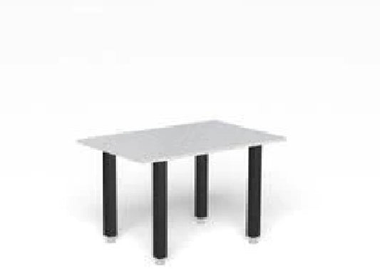 Siegmund 47" X 31" X 4" Steel Welding Table (With 4 32" Casters and Locking Brakes Legs)