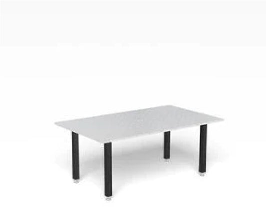 Siegmund 79" X 47" X 4" Steel Welding Table (With 4 24" - 37" Height Adjustable Legs)