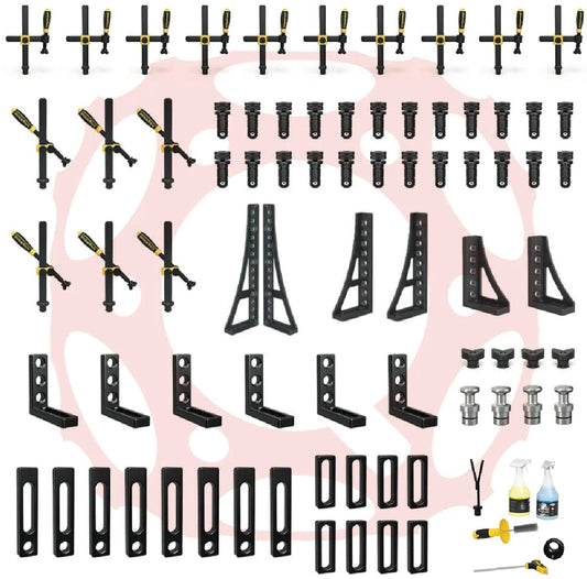 Siegmund 76 Pieces Iron Nitride Accessory Kit