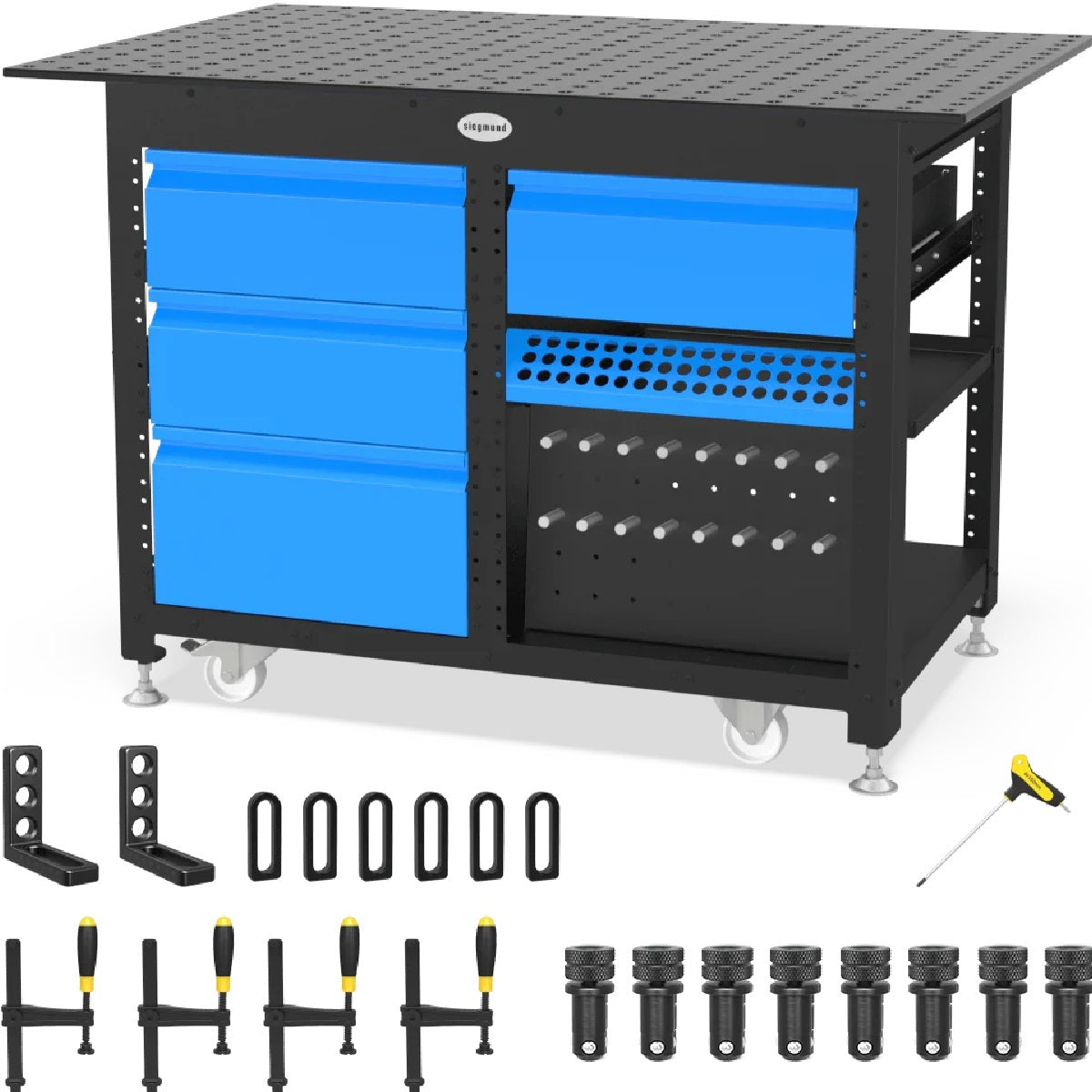Siegmund 32" X 48" X 4" Steel/Plasma Nitride Work Station