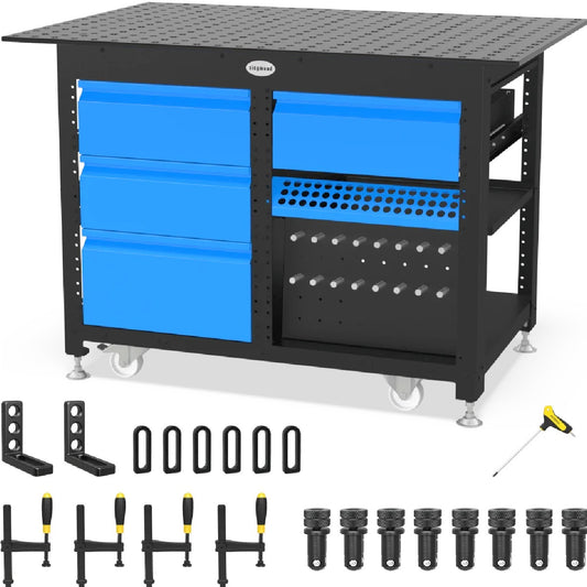 Siegmund 32" X 48" X 4" Steel/Plasma Nitride Work Station