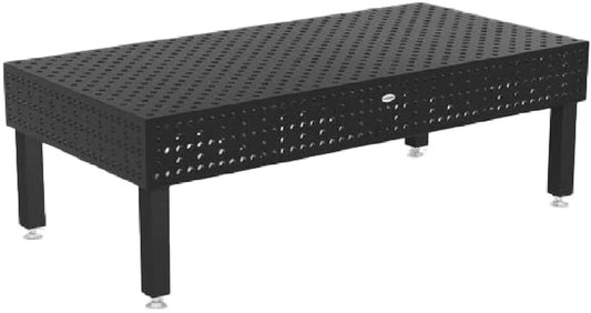 Siegmund 2,400mm X 1,200mm X 4" Steel/Plasma Nitride Welding Table (With 6 30" Alternate Height Standard Legs)
