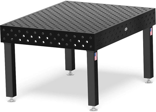 Siegmund 48" X 60" X 4" Steel/Plasma Nitride Welding Table (With 4 28" Standard Legs)