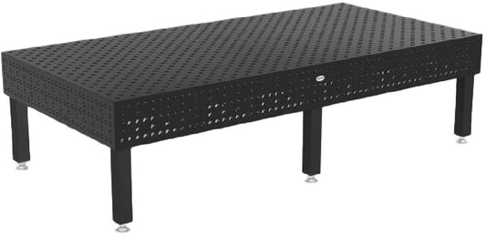 Siegmund 3,000mm X 1,500mm X 4" Steel/Plasma Nitride Welding Table (With 6 30" Alternate Height Standard Legs)