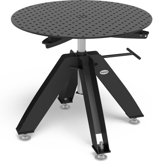 Siegmund 40" Steel/Plasma Nitride Portable Welding Table (With Perforated Plate)