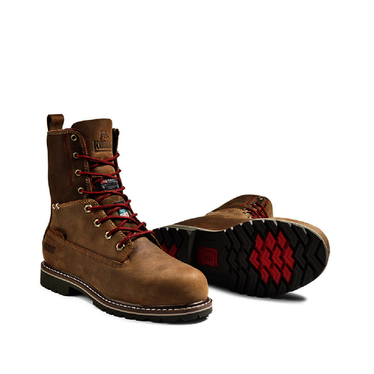 KODIAK® Size Women's 5.5 Brown Leather/Polyurethane/Rubber Composite Toe Boots With Rubber Outsole